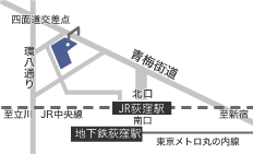 杉並公会堂地図　http://www.wasephil.com/i/map_g30.gif